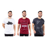 Kit 3 Camisetas Camisas